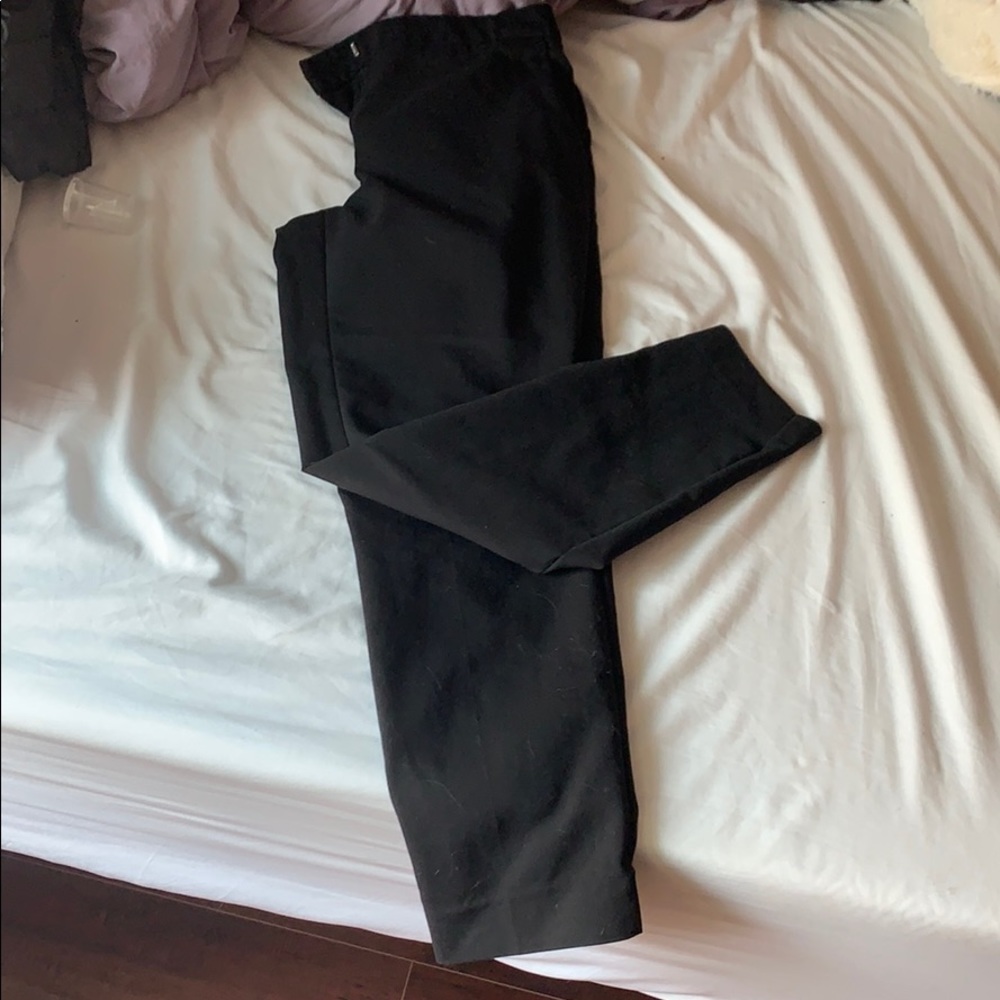 black slacks